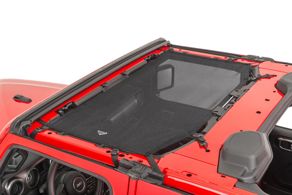 ShadeMaker Freedom Mesh Bimini Top Plus 18-2023 JLU Jeep Wrangler 4 Dr Black