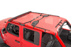 ShadeMaker Freedom Mesh Bimini Top Plus 18-2023 JLU Jeep Wrangler 4 Dr Red