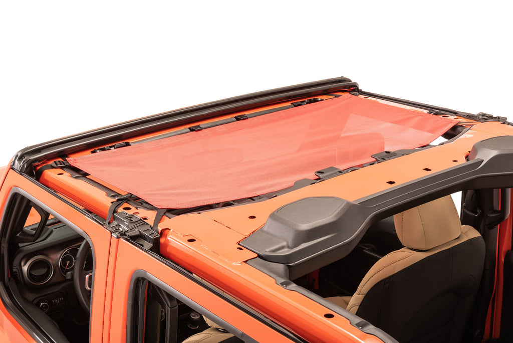 ShadeMaker Freedom Mesh Bimini Top Plus 2020-2023 JT Jeep Gladiator 4 Dr Red