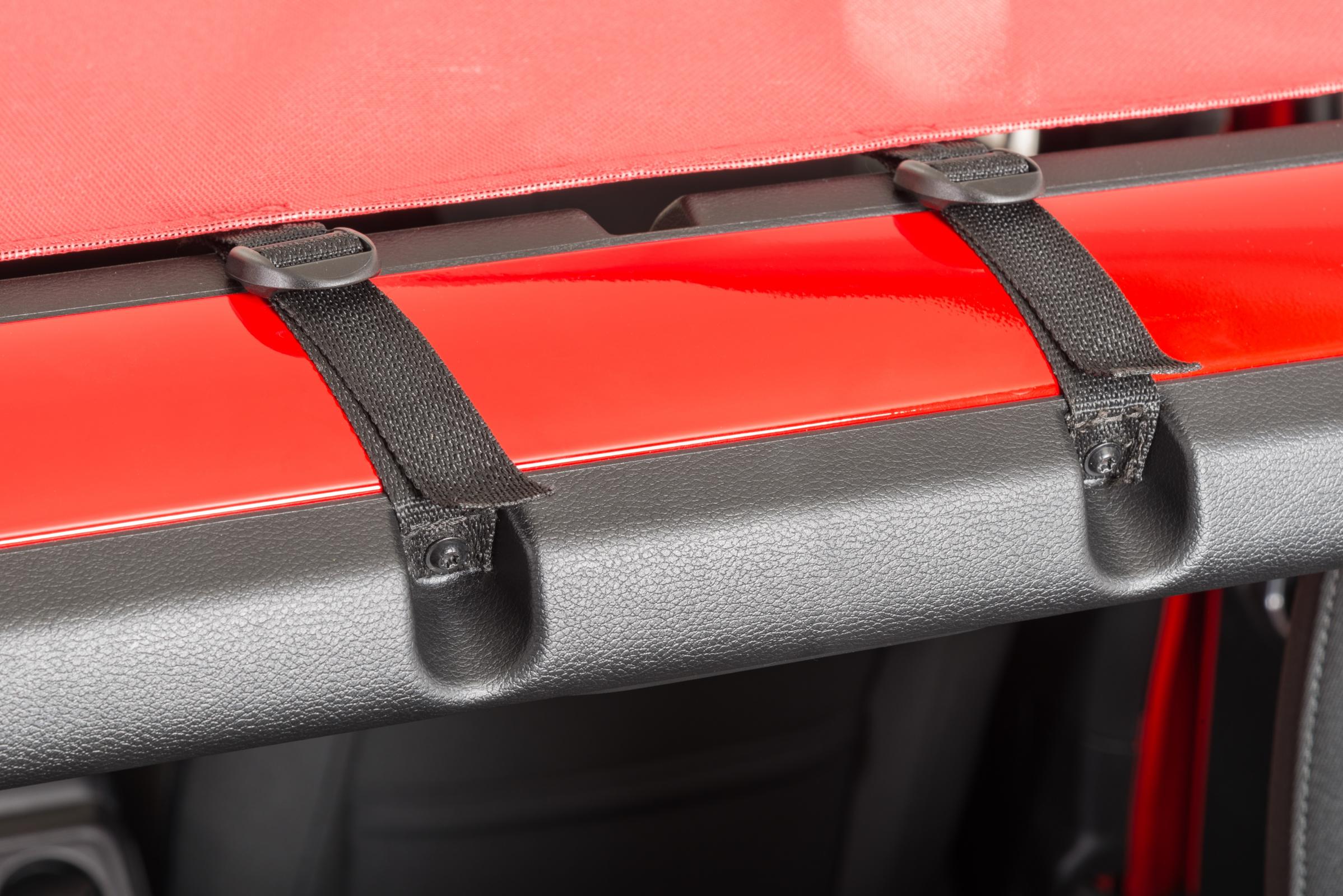 ShadeMaker Freedom Mesh Bimini Top 18-2023 JL  Jeep Wrangler 2 & 4 Dr  & Gladiator Red