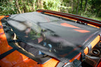 Mesh Bimini Top Plus with Integrated Grab Handle, 20-Present Jeep JT Gladiator 4 Door, Black MasterTop
