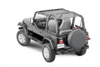 Jeep TJ/YJ Mesh Bimini Top ShadeMaker Plus For 92-06 Wrangler TJ/YJ Black MasterTop