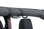 Mesh Bimini Top Plus with Integrated Grab Handle, 07-18 Jeep JK Wrangler 4 Door, Black/Red GH MasterTop