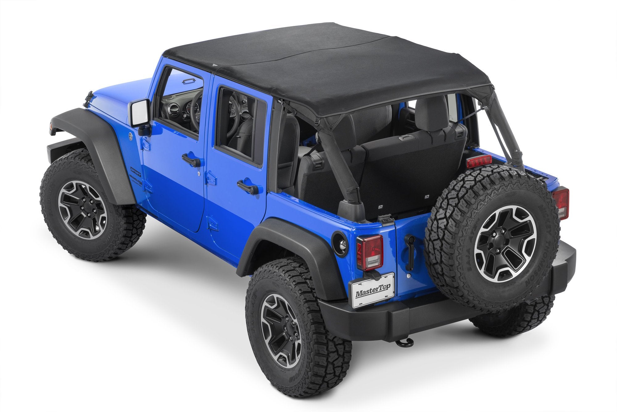 Jeep JK Cable Style Bimini Top Plus For 07-09 Wrangler JK 4 Door w/Header Includes Conversion Mastertwill MasterTop