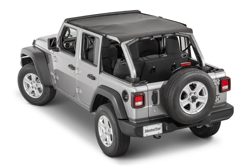 Bimini Top Plus 2018-2023 Jeep JLU Wrangler 4Dr MasterTwill