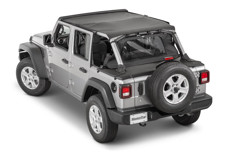 Bimini Top Plus 2018-2023 Jeep JLU Wrangler 4Dr MasterTwill