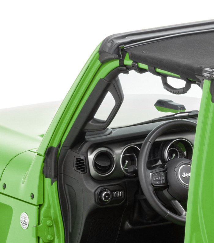 Bimini Top Plus with Integrated Grab Handle, 07-18 Jeep JK Wrangler 2 Door, MasterTwill MasterTop
