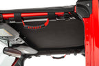 Bimini Top Plus with Integrated Grab Handle, 92-95 Jeep Wrangler, Black Diamond/Red GH MasterTop