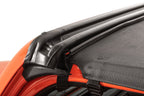 Bimini Top Plus with Integrated Grab Handle, 97-06 Jeep Wrangler, Black Diamond/Red GH MasterTop