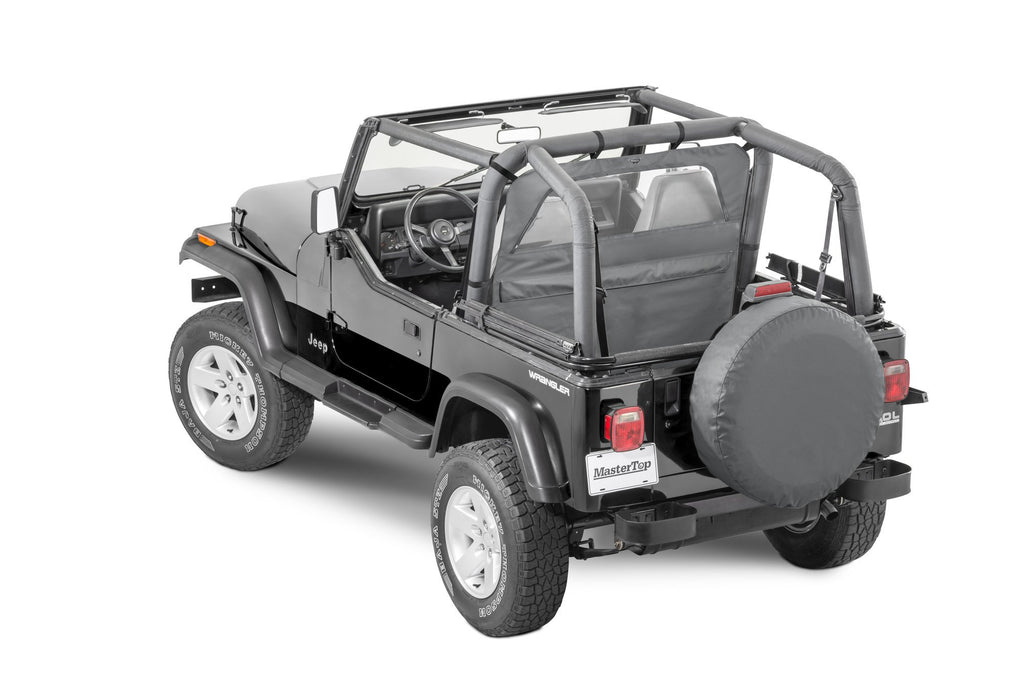 Jeep Zip Down WindStopper For 80-06 Jeep CJ 87-06 Wrangler TJ/YJ Black Diamond MasterTop