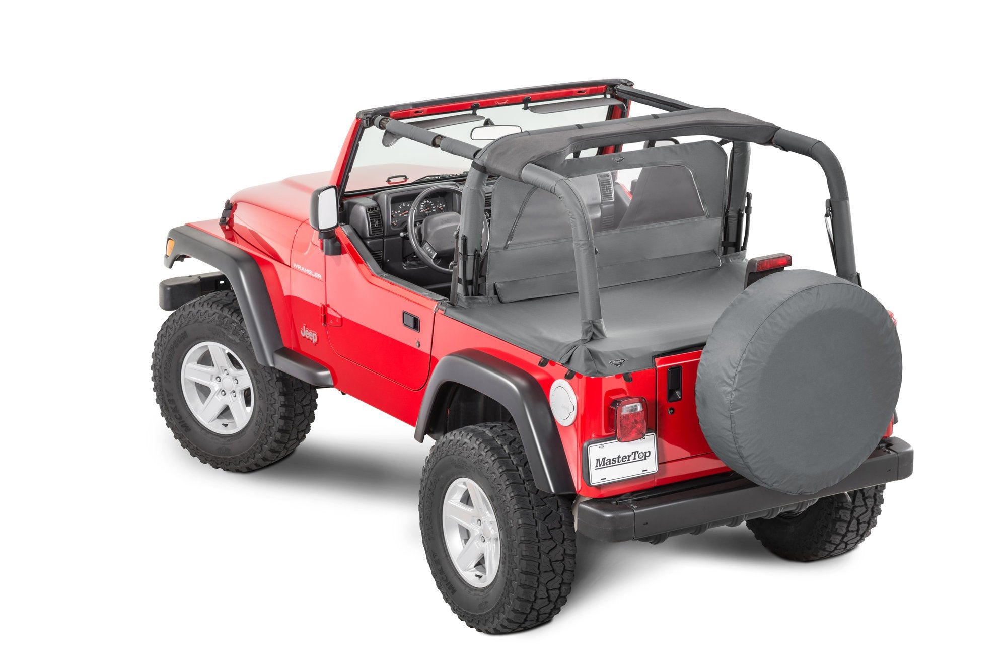 Jeep Zip Down WindStopper For 80-06 Jeep CJ 87-06 Wrangler TJ/YJ Black Diamond MasterTop