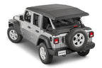 Jeep JL WindStopper/Tonneau Cover Combo 18-2024  Wrangler JL 4 Door Soft Top Black Diamond MasterTop