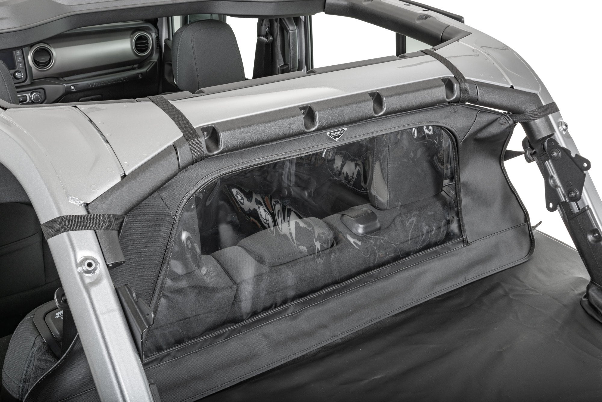 Jeep JL WindStopper/Tonneau Cover Combo 18-2024  Wrangler JL 4 Door Soft Top Black Diamond MasterTop
