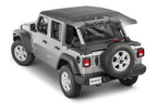 Jeep JL WindStopper/Tonneau Cover Combo 18-2024  Wrangler JL 4 Door Hard Top Black Diamond MasterTop