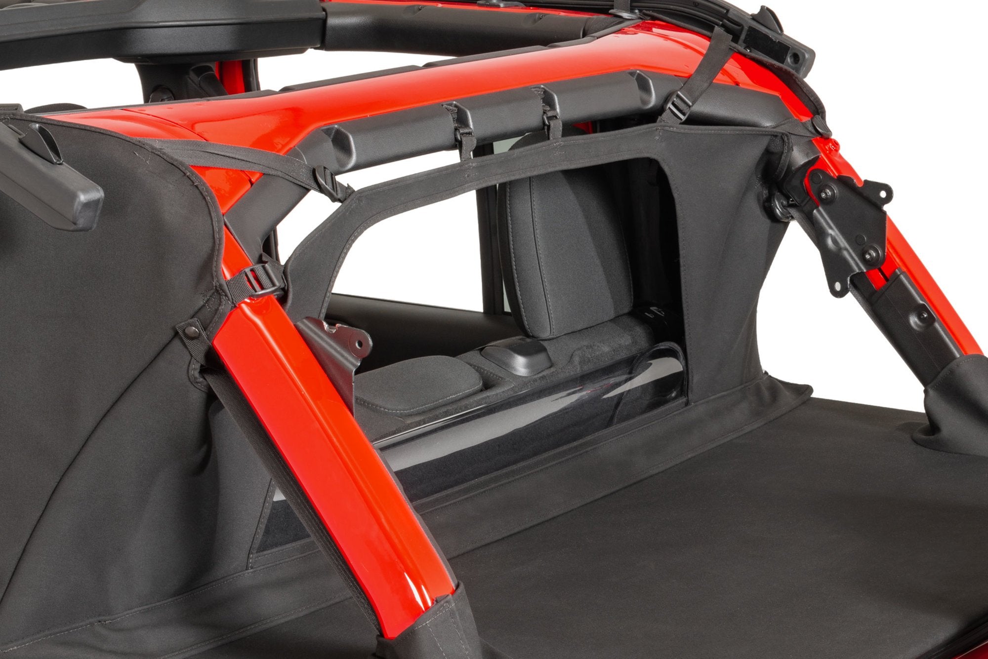Wind Stopper Plus/Tonneau Cover Ultimate Combo 2018-2023 Jeep JLU Wrangler 4DrSoft Top Models MasterTwill