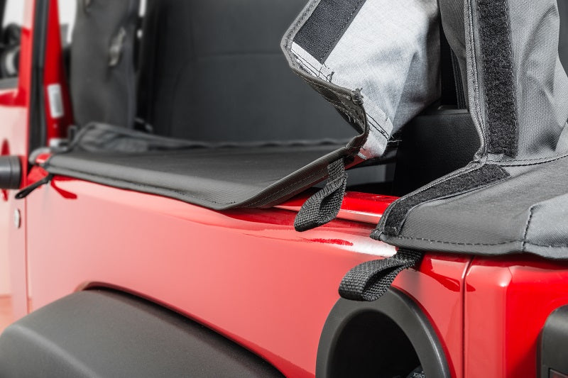Jeep JK Tonneau Cover For 07-18 Wrangler JK 2 Door Black Diamond MasterTop