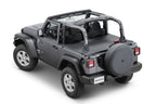 Tonneau Cover 2018-2024  Jeep JL Wrangler 2Dr Soft Top Models MasterTwill MasterTop