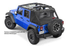 Jeep Tonneau Cover For 07-18 Jeep JK Wrangler 4 Door For Use With Windstopper Plus Mastertwill MasterTop