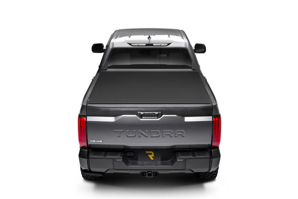 Pro X15 Tonneau Cover Black 2022-2026 Toyota Tundra 6 Foot 7 Inch Bed with Deck Rail System Truxedo