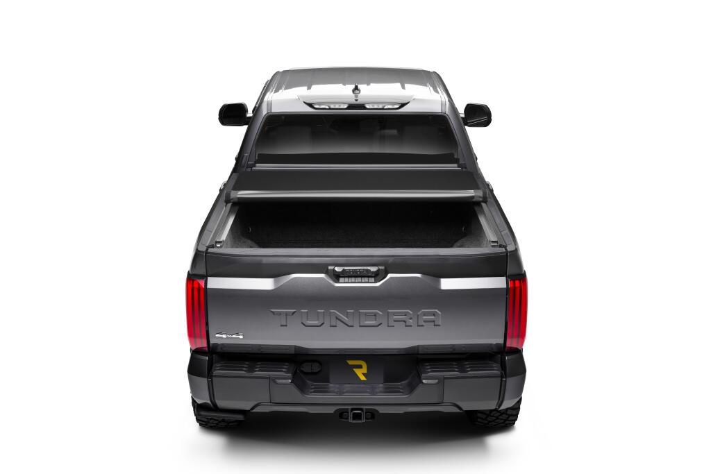 Pro X15 Tonneau Cover Black 2022-2026 Toyota Tundra 6 Foot 7 Inch Bed with Deck Rail System Truxedo