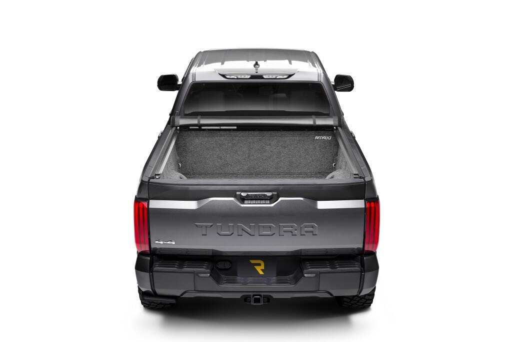 Pro X15 Tonneau Cover Black 2022-2026 Toyota Tundra 6 Foot 7 Inch Bed with Deck Rail System Truxedo