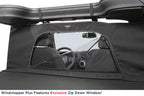 Jeep JK Combo For Soft Top Equipped Cable Style Bimini Top For 07-09 Wrangler JK 2 Door w/s Header WindStopper Plus and Tonneau MasterTop