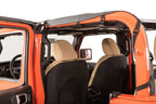 Bimini Top Plus/Windstopper Combo2020-2023 Jeep JT Gladiator 4Dr Black Diamond