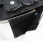 Heat Shield Battery Top Post Silver