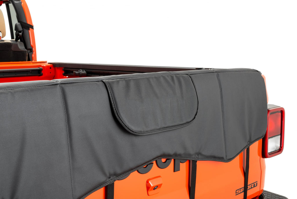 Tailgate Bike Pad 2020-2024  Jeep JT Gladiator Black Diamond MasterTop