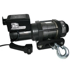 3,400 LB Trailer/Utility Winch 45 Ft Wire Rope Hawse Fairlead Mount Plate Bulldog Winch