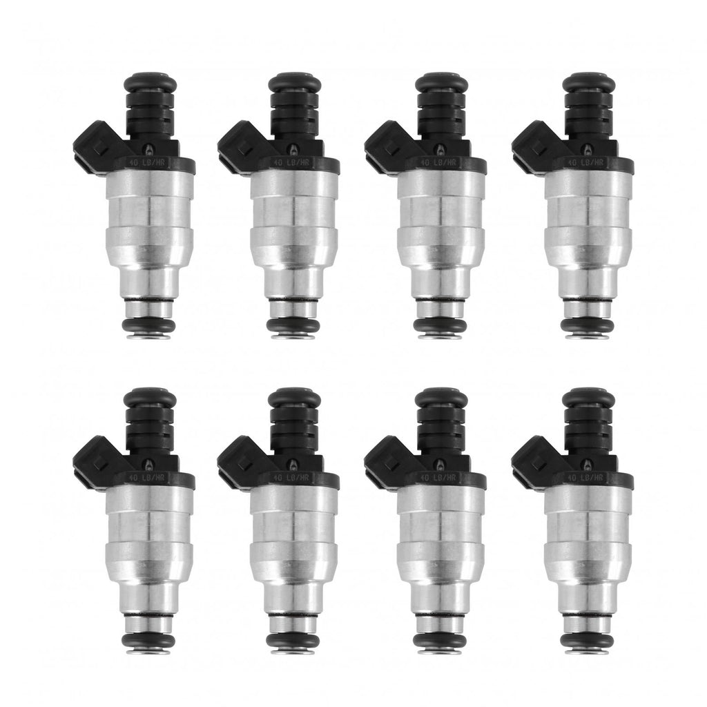 Fuel Injectors 40 Lb/Hr Ev1 / Minitimer High Impedance Set Of 8 Injectors ACCEL