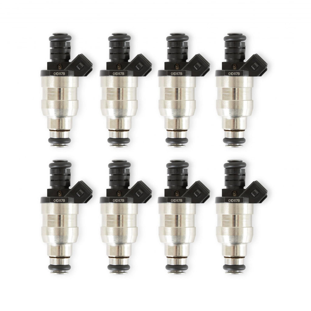 Fuel Injectors 44 Lb/Hr Ev1 / Minitimer High Impedance Set Of 8 Injectors ACCEL