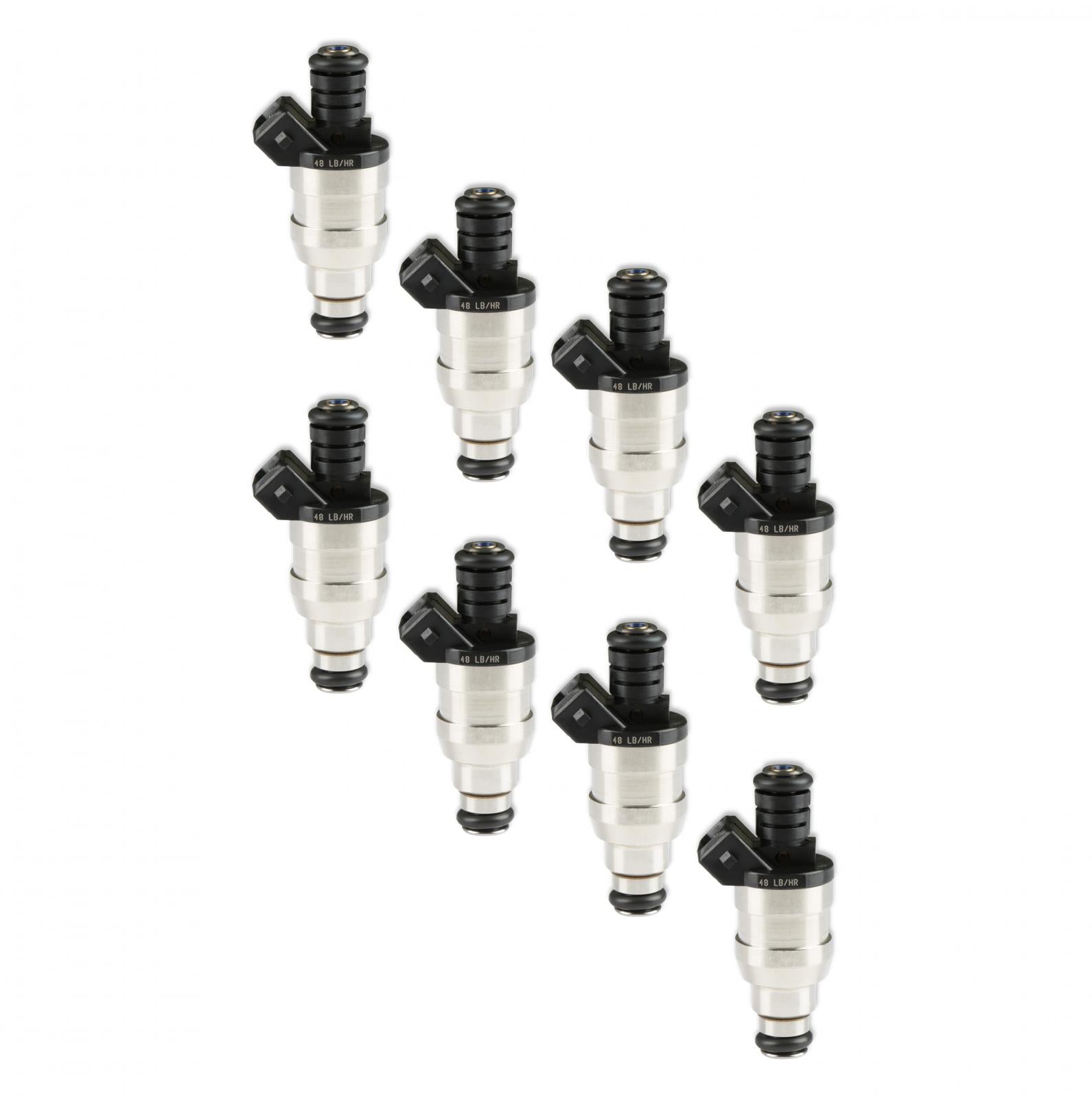 Fuel Injectors 48 Lb/Hr Ev1 / Minitimer High Impedance Set Of 8 Injectors ACCEL