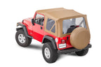 Jeep TJ Replacement Top No Doorskins Clear Glass For 97-06 Jeep Wrangler TJ Spice Diamond MasterTop