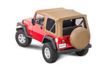 Jeep TJ Replacement Top No Doorskins Tinted Glass For 97-06 Jeep Wrangler TJ Spice Diamond MasterTop