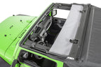 Jeep JK Replacement Top No Doorskins Tinted Glass For 07-12 Jeep Wrangler JK 2 Door Black Diamond MasterTop