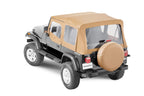 Jeep YJ Replacement Top With Door Skins Clear Glass For 88-95 Jeep Wrangler YJ Spice Diamond MasterTop