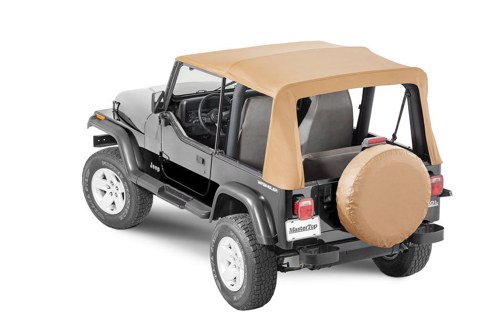 Jeep YJ Replacement Top With Door Skins Clear Glass For 88-95 Jeep Wrangler YJ Spice Diamond MasterTop