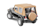 Jeep YJ Replacement Top With Door Skins Clear Glass For 88-95 Jeep Wrangler YJ Spice Diamond MasterTop