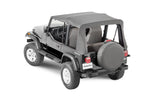 Jeep YJ Replacement Top With Door Skins Clear Glass For 88-95 Jeep Wrangler YJ Black Diamond MasterTop