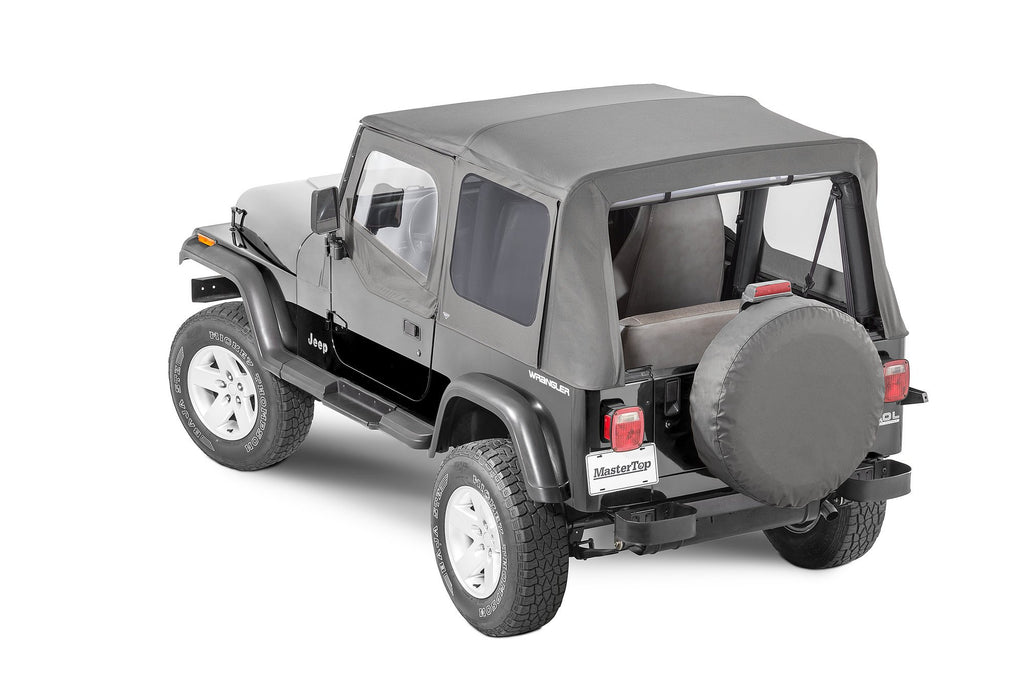 Jeep YJ Replacement Top With Door Skins Tinted Glass For 88-95 Jeep Wrangler YJ Black Diamond MasterTop