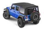 Jeep JK Replacement Top Tinted Glass 10-18 Wrangler JK 4 Door Black MasterTwill MasterTop