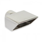 Exhaust Tip Exhaust Tip 3.0 X 5.5 Polished Angle Rolled Edge Fits 2.5 Inch Tubing Flowmaster