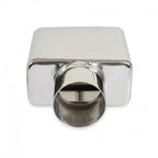 Exhaust Tip Exhaust Tip 3.0 X 5.5 Polished Angle Rolled Edge Fits 2.5 Inch Tubing Flowmaster