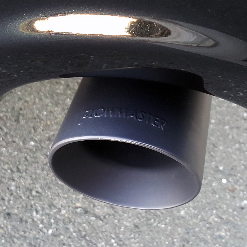 Exhaust Tip Direct Fit Fits 2009-2024 (2019-2024 Classic Body) Ram 1500, 5.7L Hemi With Factory Dual Exhaust Black Flowmaster
