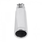 Exhaust Tip Exhaust Tip 3.00 Inch Rolled Angle Polished SS Fits 2.50 Inch Tubing Clamp On Flowmaster
