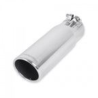 Exhaust Tip Exhaust Tip 3.50 Inch Rolled Angle Polished SS Fits 3.00 Inch Tubing Clamp On Flowmaster