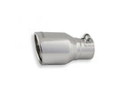 Exhaust Tip Exhaust Tip 4.00 Inch Rolled Angle Polished SS Fits 2.50 Inch Tubing Clamp On Flowmaster