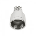 Exhaust Tip Exhaust Tip 4.00 Inch Rolled Angle Polished SS Fits 2.50 Inch Tubing Clamp On Flowmaster