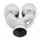 Exhaust Tip Exhaust Tip Dual 3.5 Inch Rolled Angle Polished SS Fits 2.50 Inch Tubing-Weld On Flowmaster